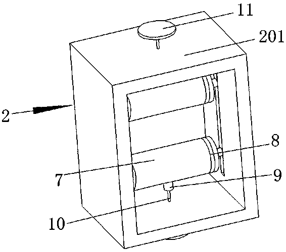 Filament winding tension adjusting device for moisture absorption and sweat releasing polyester filament feeding and winding machine