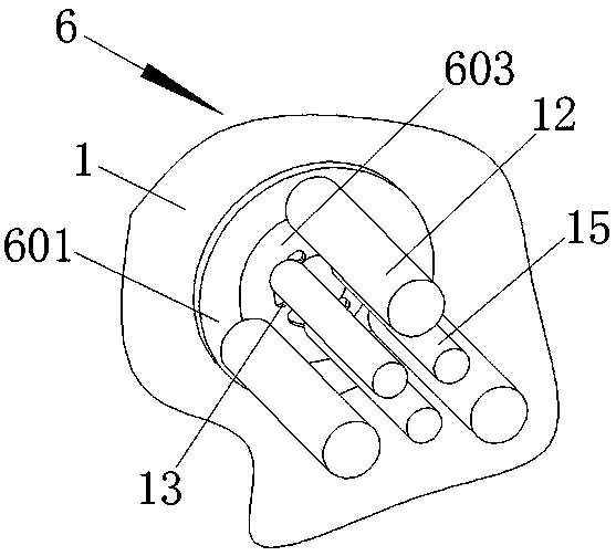 Filament winding tension adjusting device for moisture absorption and sweat releasing polyester filament feeding and winding machine