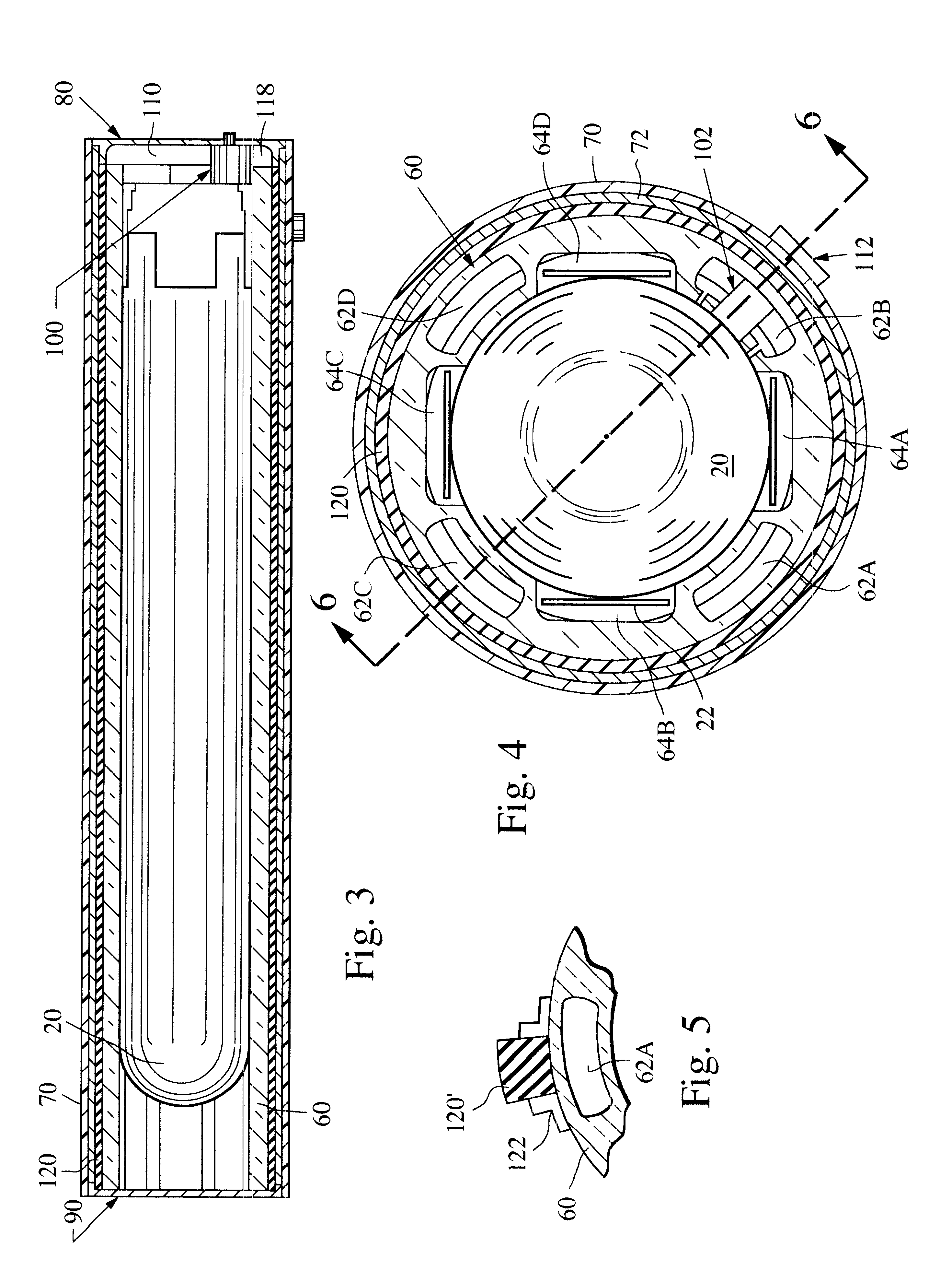 Composite concentric launch canister