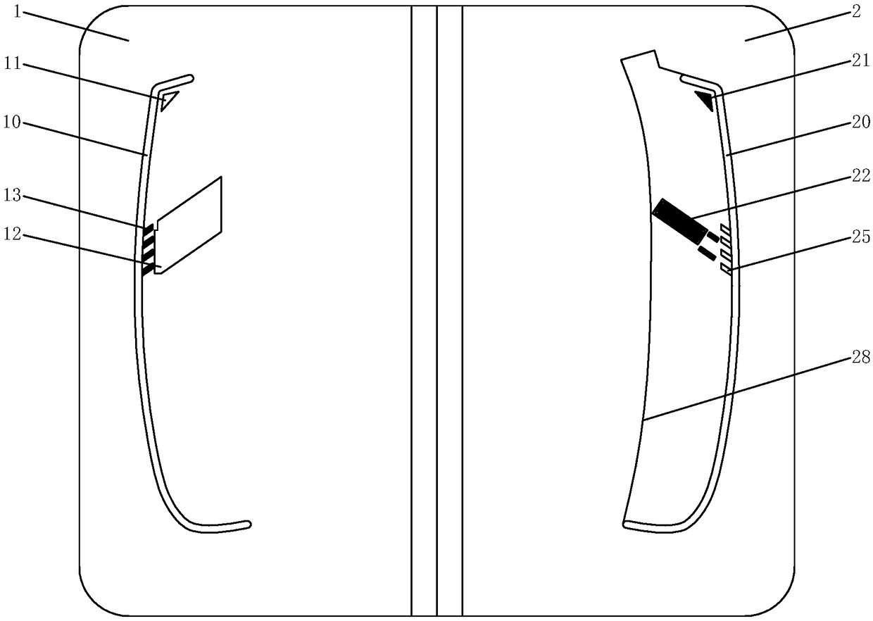 Western-style clothes front shirt and liner molding die and manufacturing method thereof