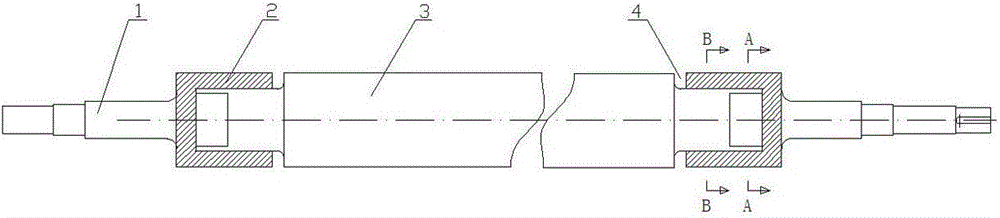 Furnace roller for tunnel type furnace kiln