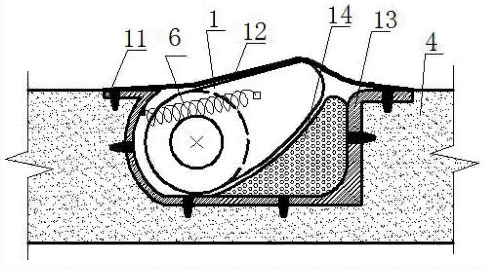 Deceleration ridge with functions of collecting energy and reducing bump