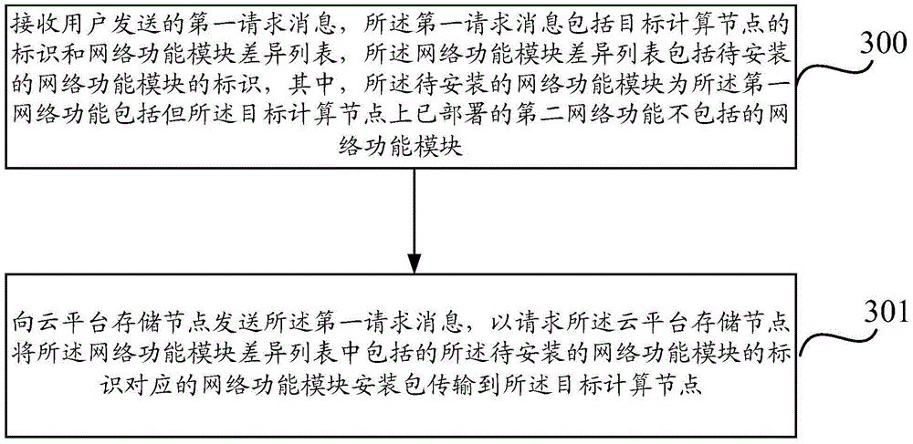 Network function realization method and device