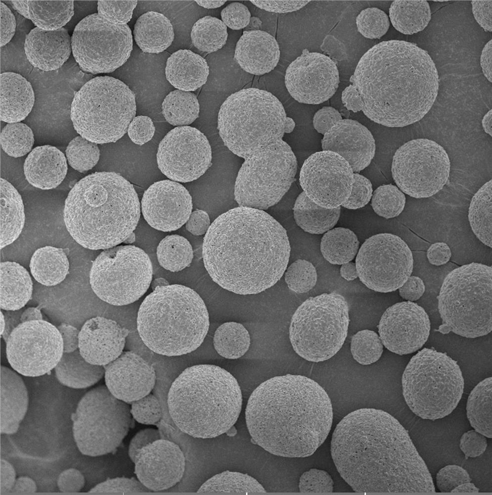 Preparation method of spherical yttrium oxide powder for high apparent density thermal spraying