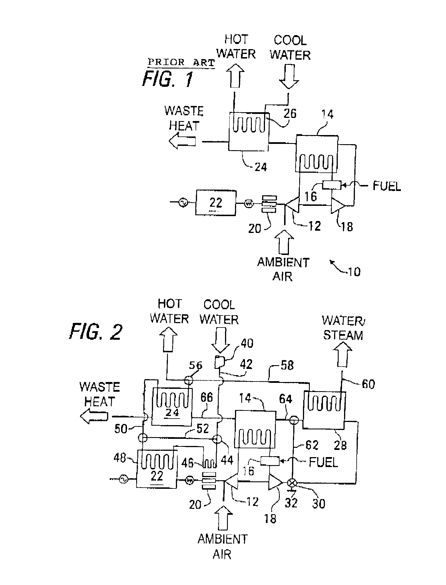 Microturbine exhaust heat augmentation system