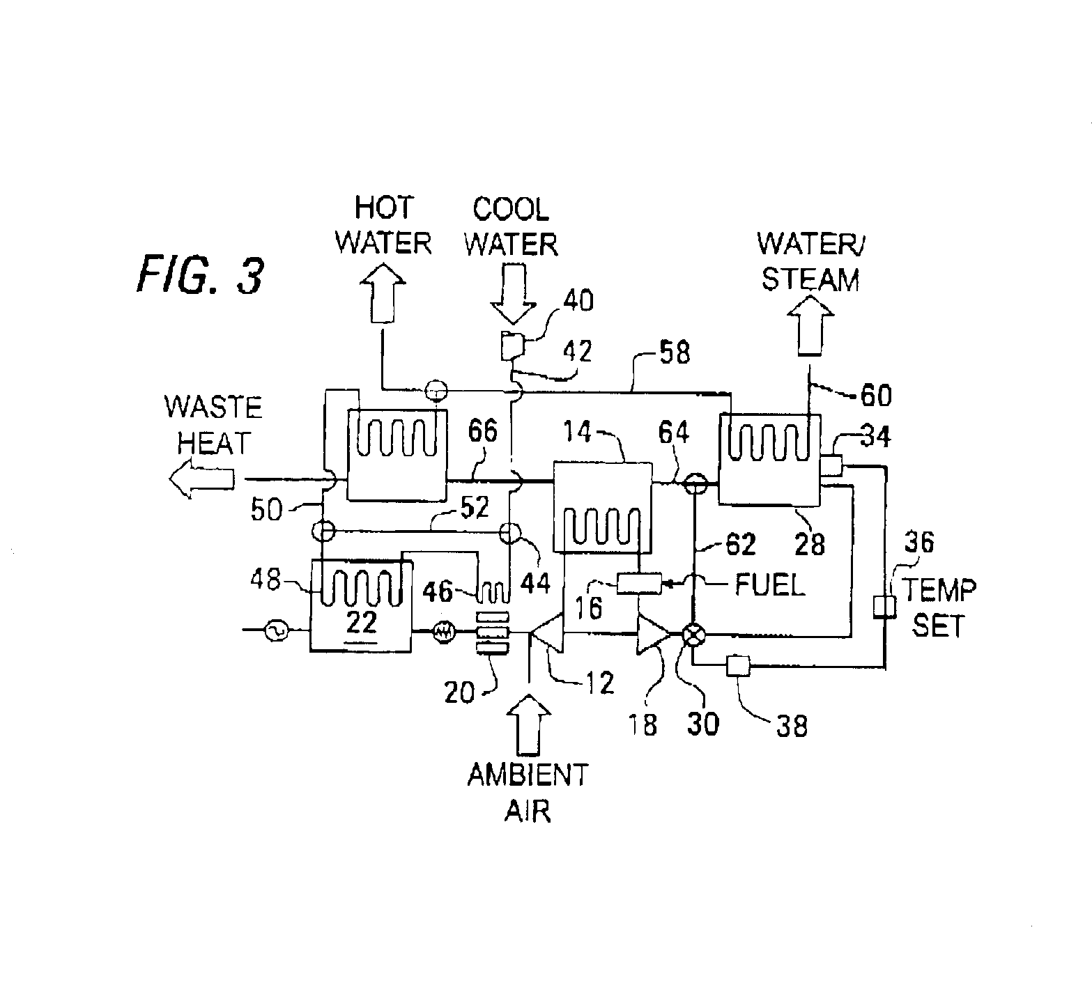 Microturbine exhaust heat augmentation system