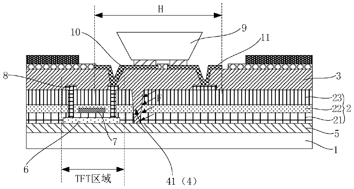 Micro LED display panel and preparation method thereof