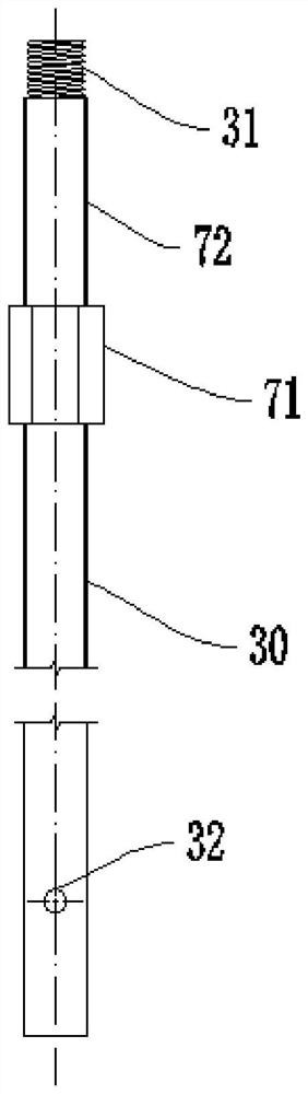 Reinforcement cage mounting device and using method thereof