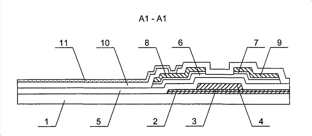 TFT (Thin Film Transistor)-LCD (Liquid Crystal Display) array baseplate and manufacturing method thereof