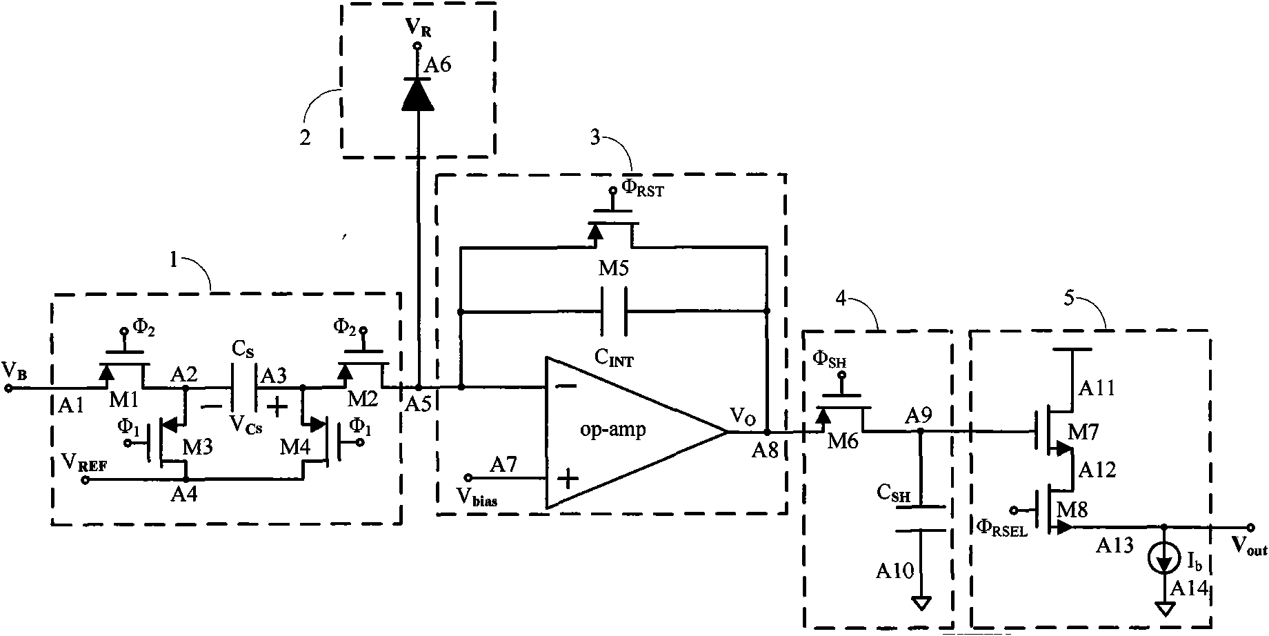 Background suppression method for infrared reading circuit and circuit thereof