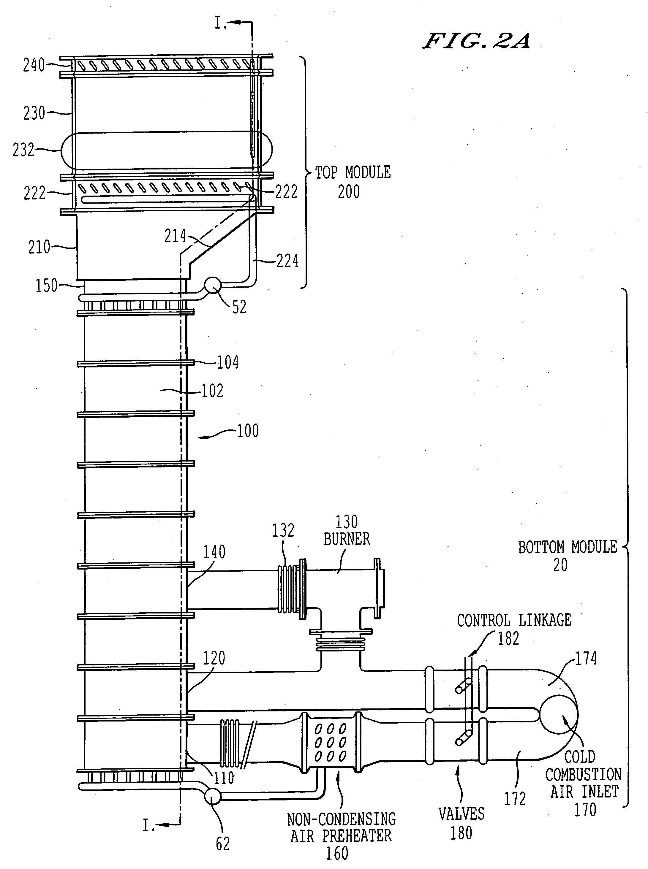 Heat exchanger having plural tubular arrays