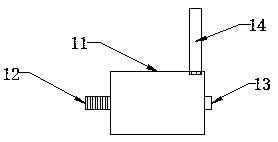 Automatic door closing device for dormitory