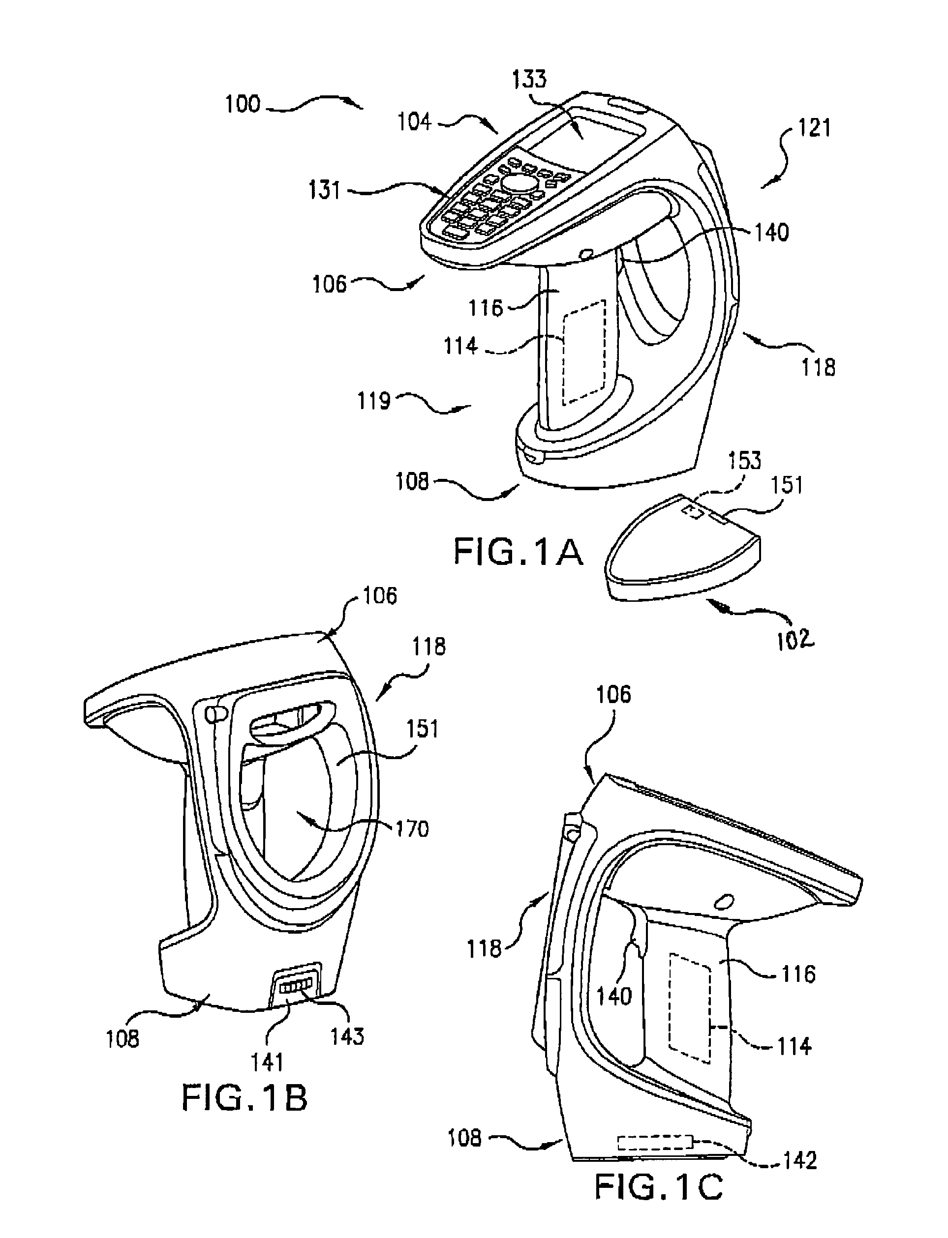 Portable handheld electronic article surveillance and scanner device