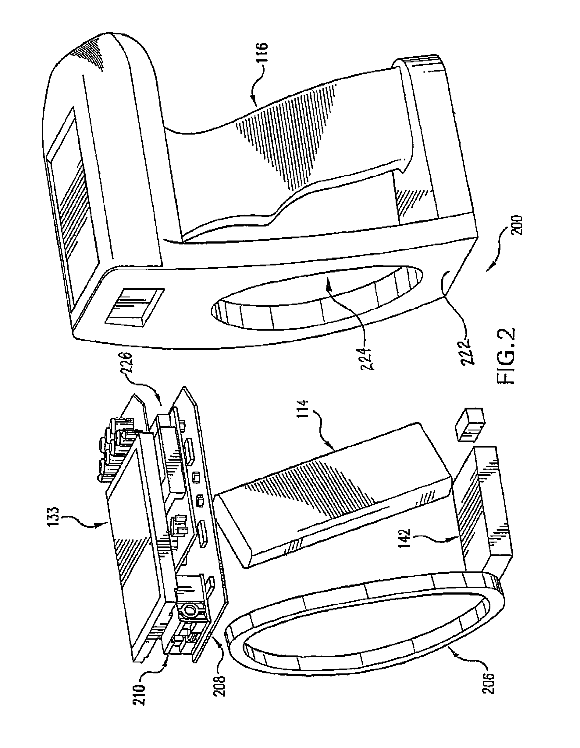 Portable handheld electronic article surveillance and scanner device