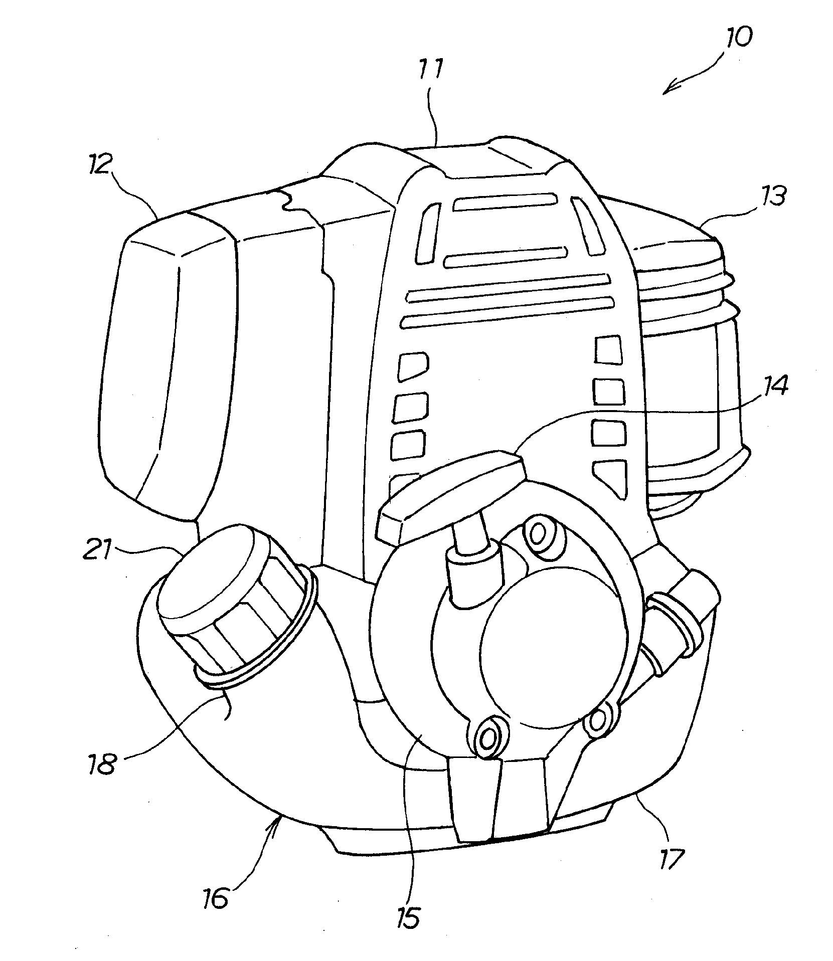 Plastic fuel tank