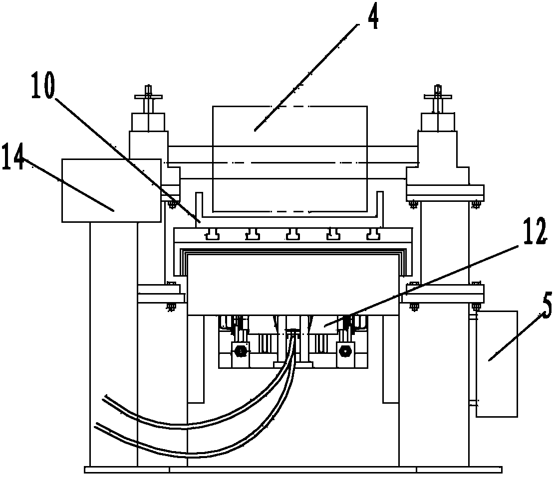 Embedding and rolling forming machine tool for radiator fins