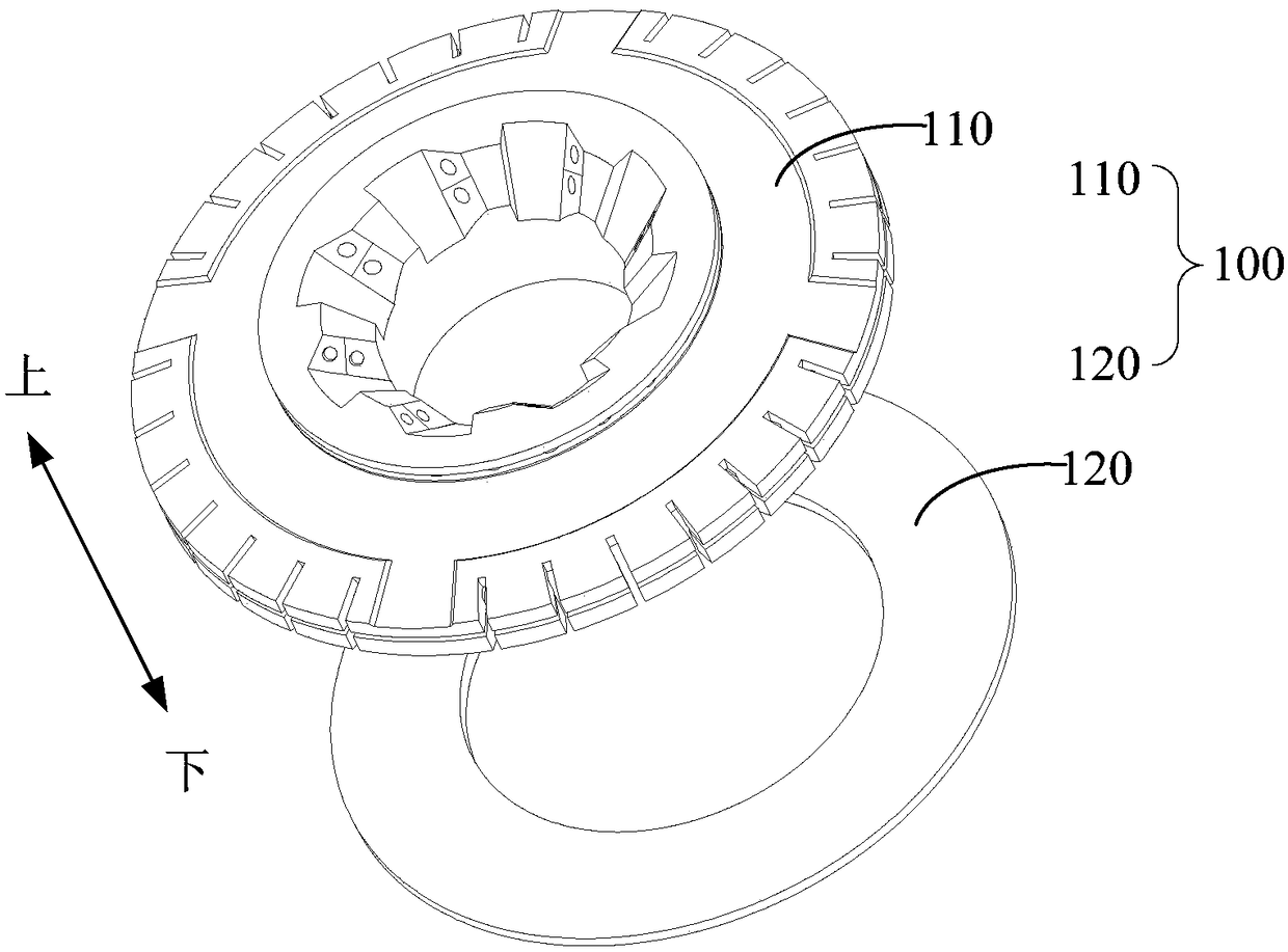 Burner cap, burner and burning cooking tool