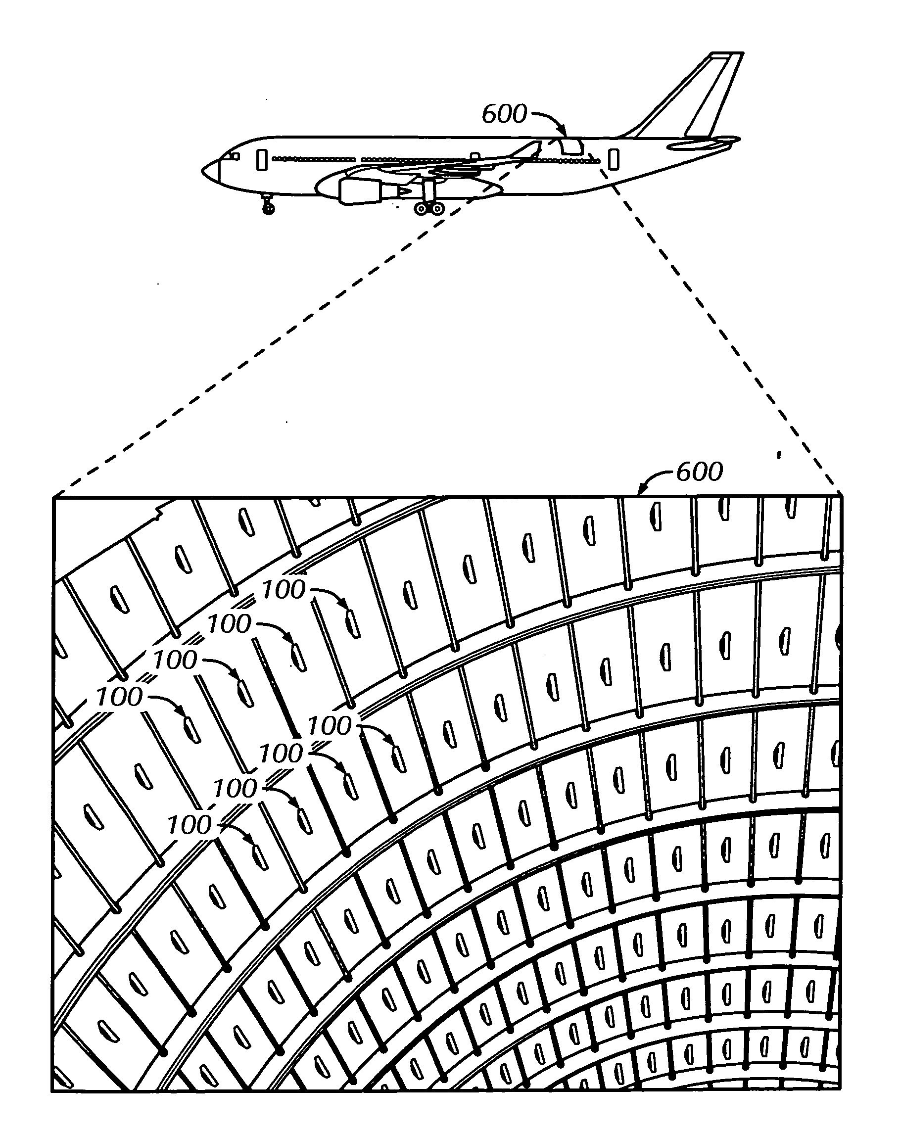 Integrated phased array transducer, system and methodology for structural health monitoring of aerospace structures