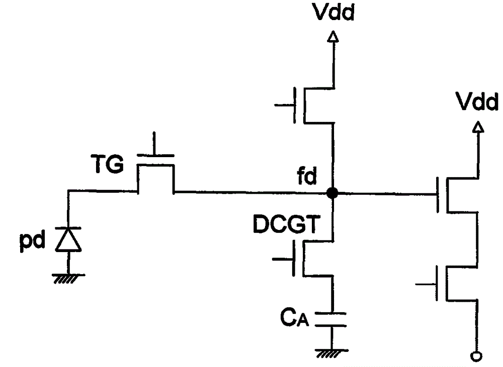 High-dynamic range image sensing circuit and high-dynamic range image reading method