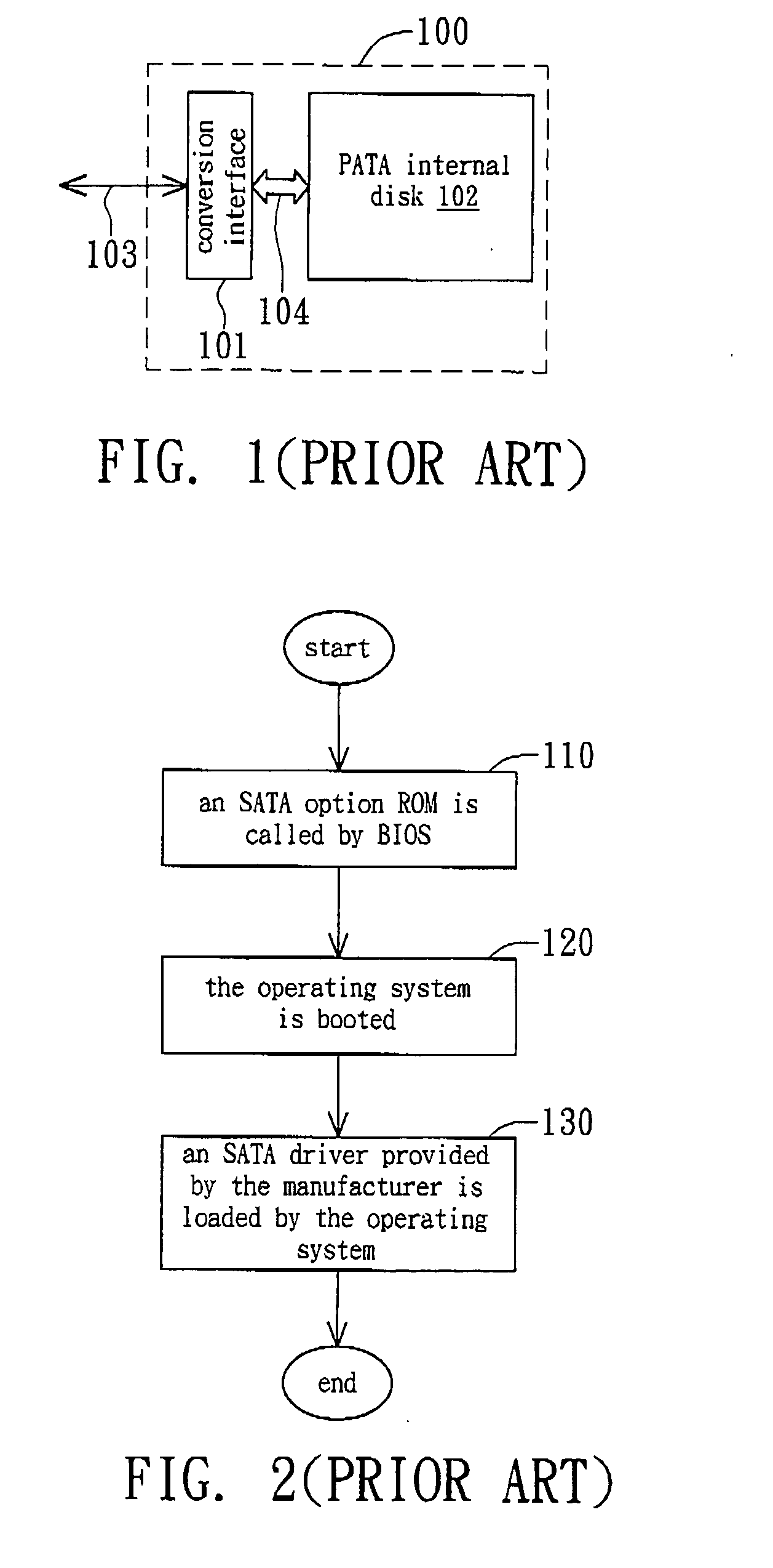 Method and apparatus for driving a non-native SATA hard disk