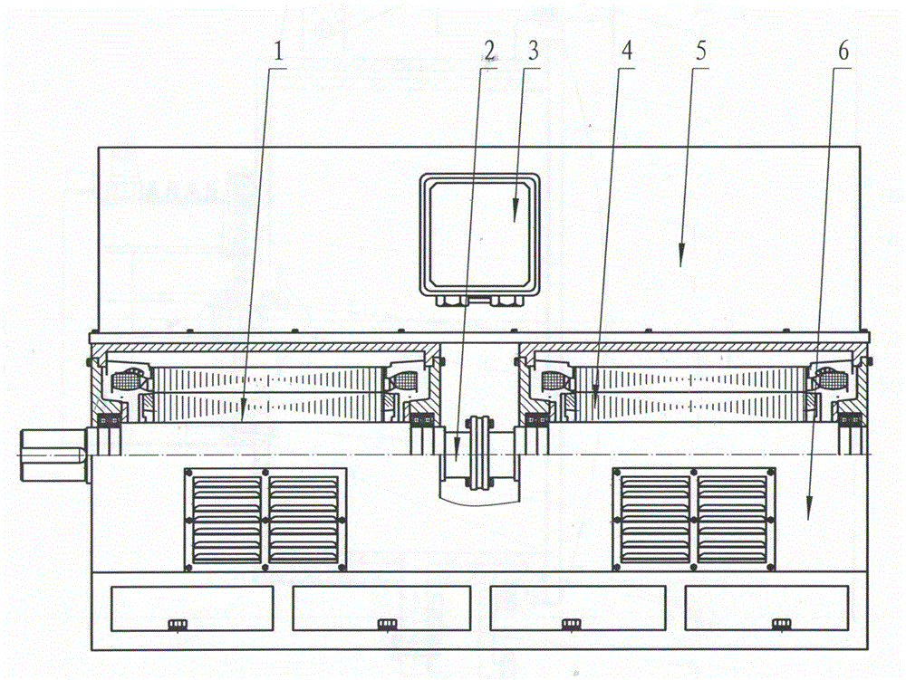 Integrated series motor driving device