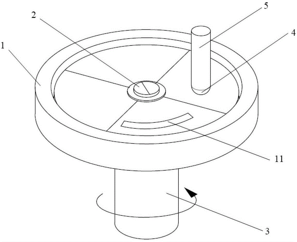 Turntable type multi-sample synchronous friction abrasion testing device and testing method