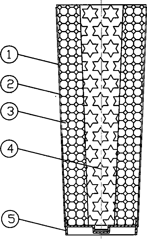 Hand-held edible rice type fast food and manufacturing method thereof