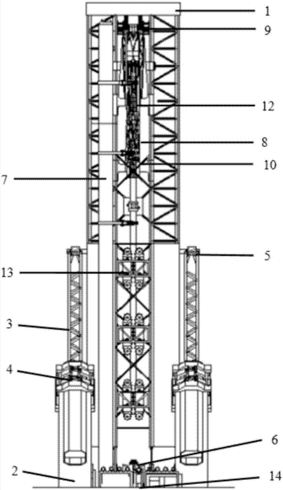 A new four-node j-drum integrated laying system