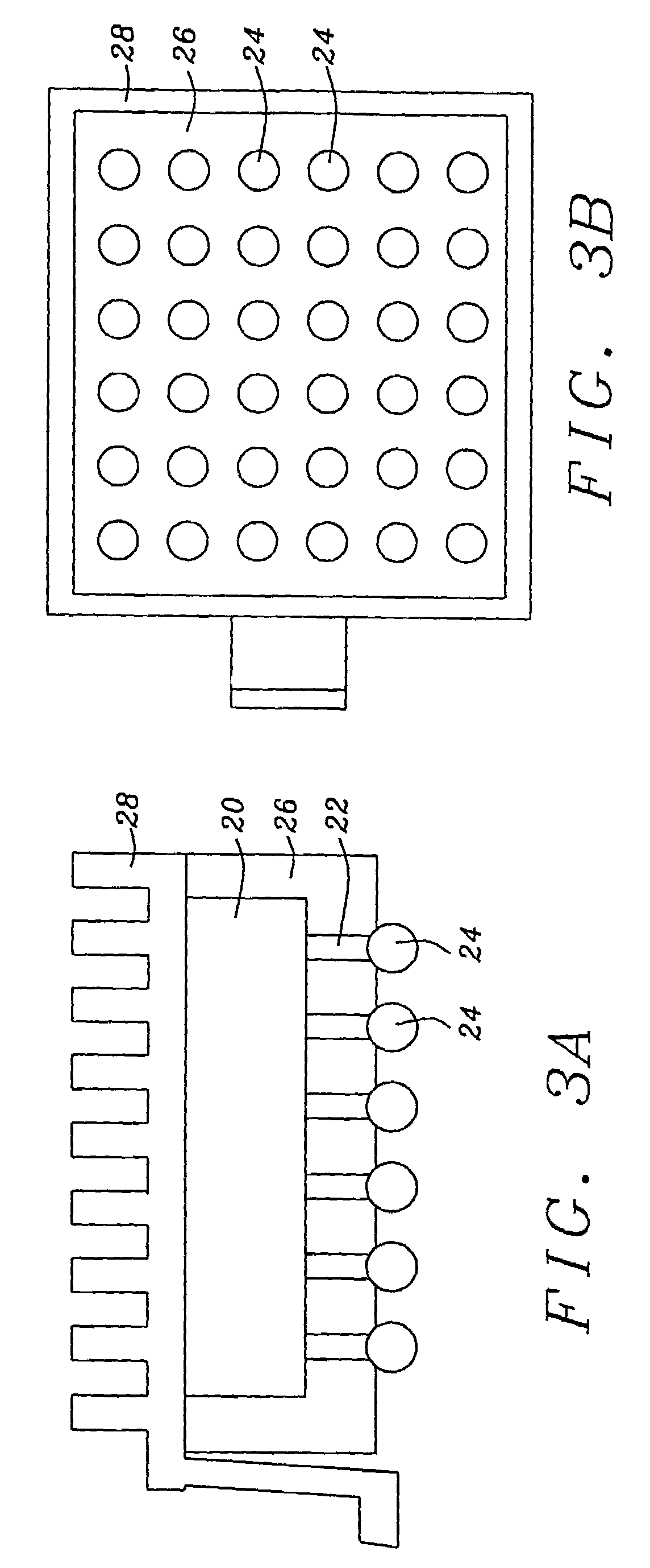 Package design and method of manufacture for chip grid array