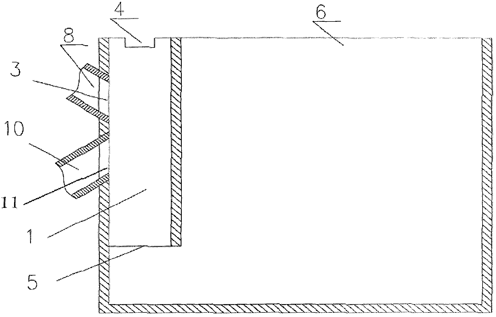 Method for removing shells from sea sand and a separation device using same