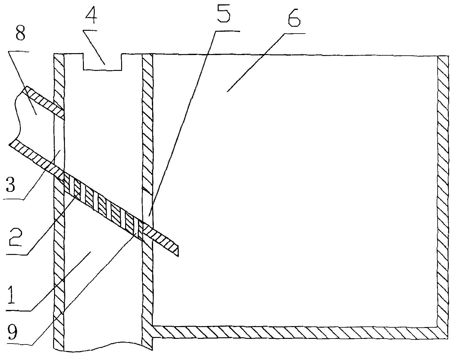 Method for removing shells from sea sand and a separation device using same