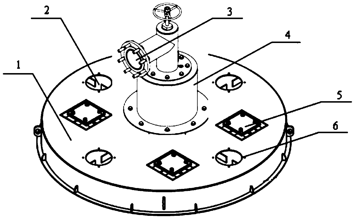 Steel ladle baking device