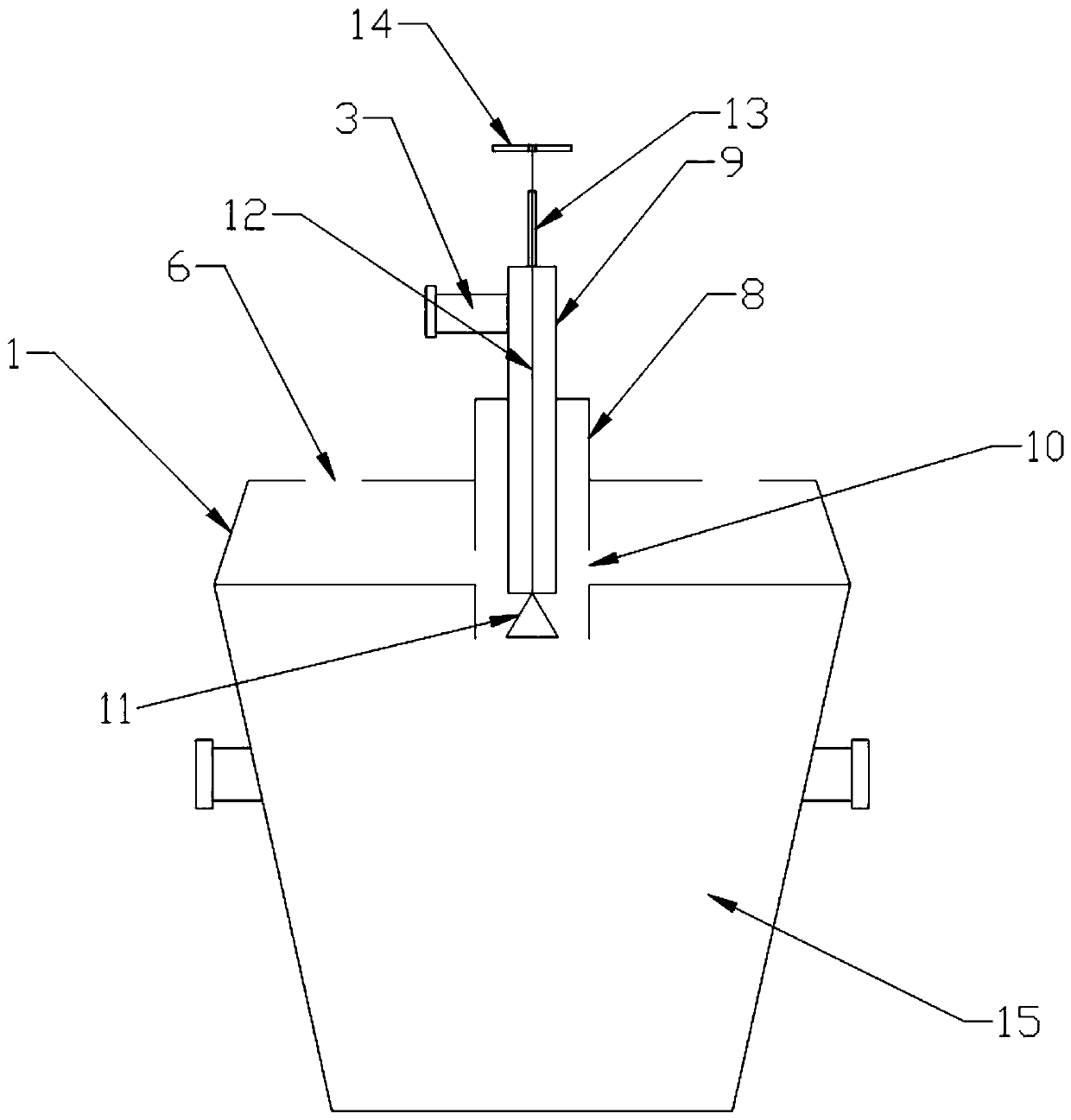 Steel ladle baking device