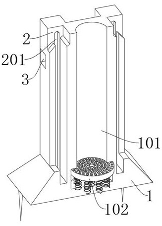 Measuring rod for high-precision aerial survey of unmanned aerial vehicle