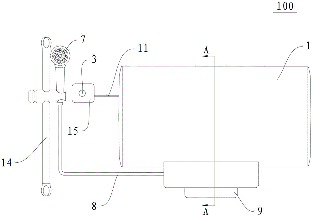 Electric water heater and control method thereof