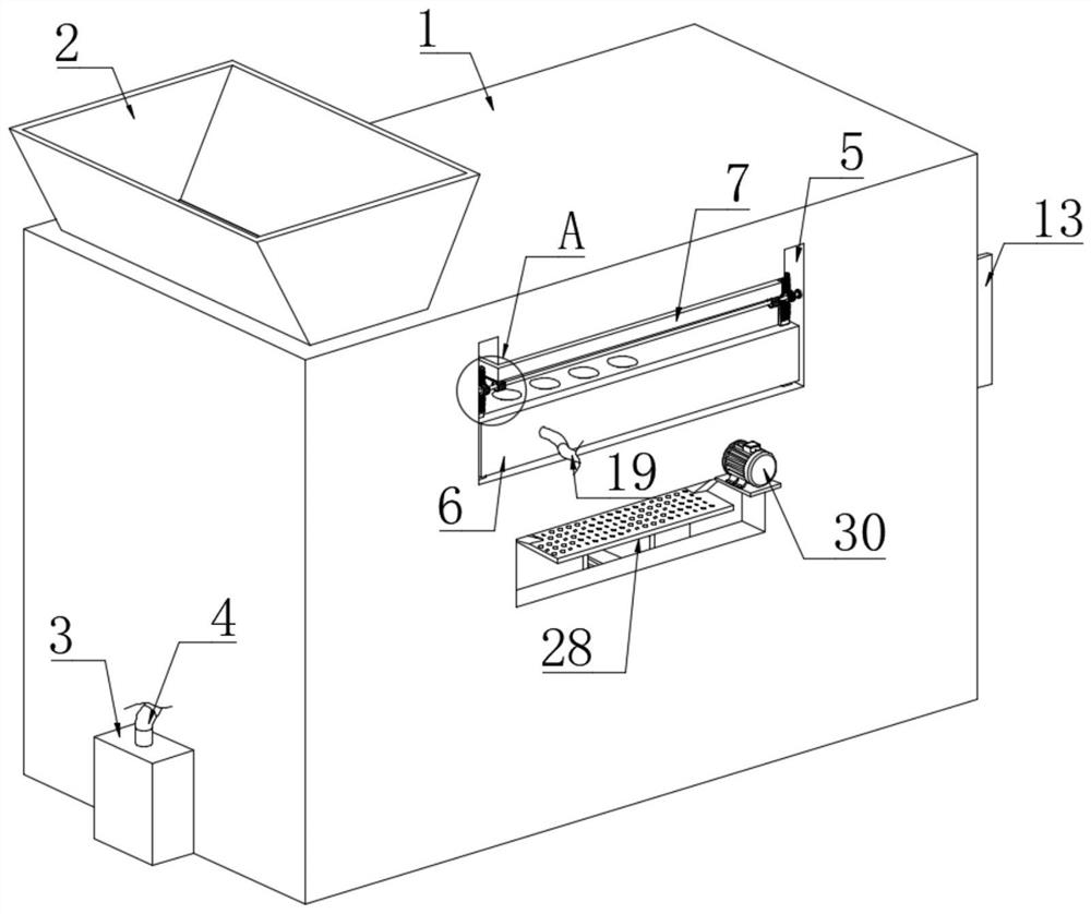 Spicy cabbage and preparation method and device thereof