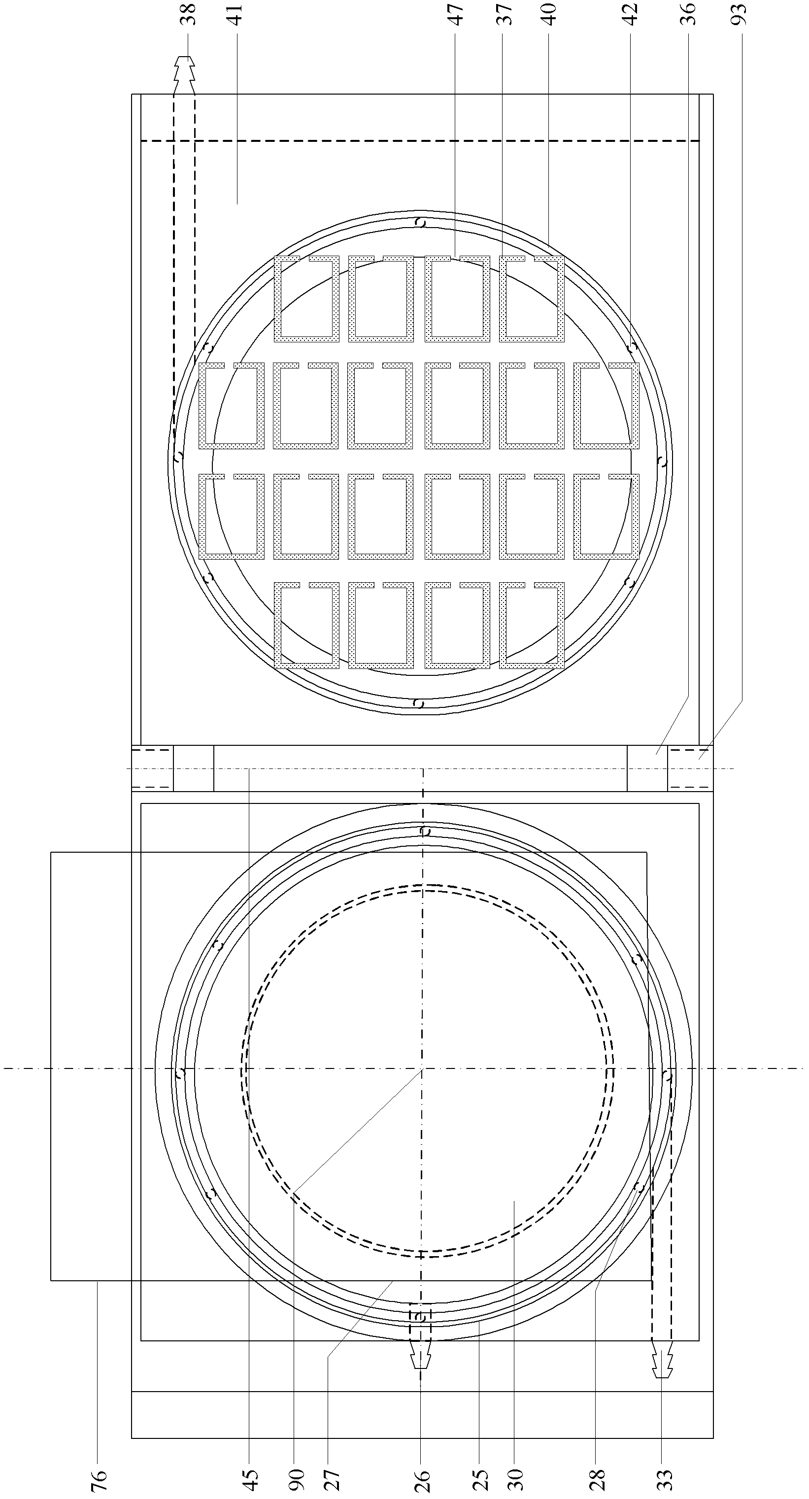 Production system of silicon substrate liquid crystal display screen and production method thereof