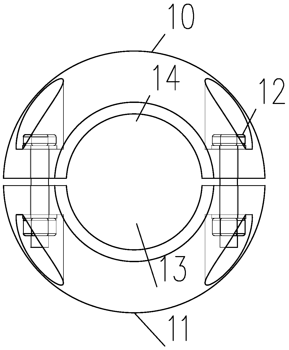 A test method for connection performance between pe cable and cable clip ball