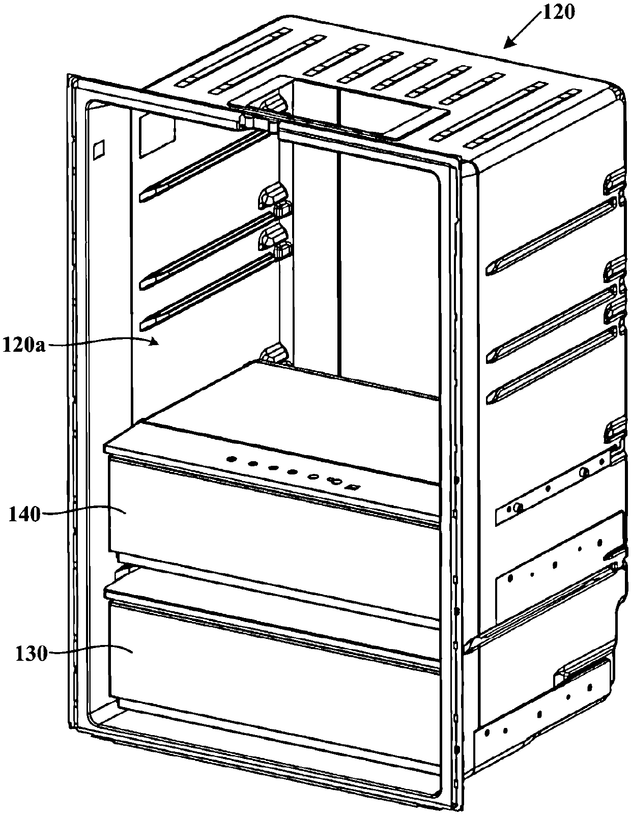 Refrigerating and freezing device