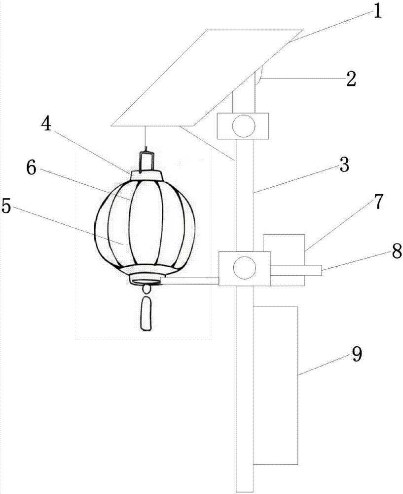 Sun-tracking high-energy-collecting wind insect killer