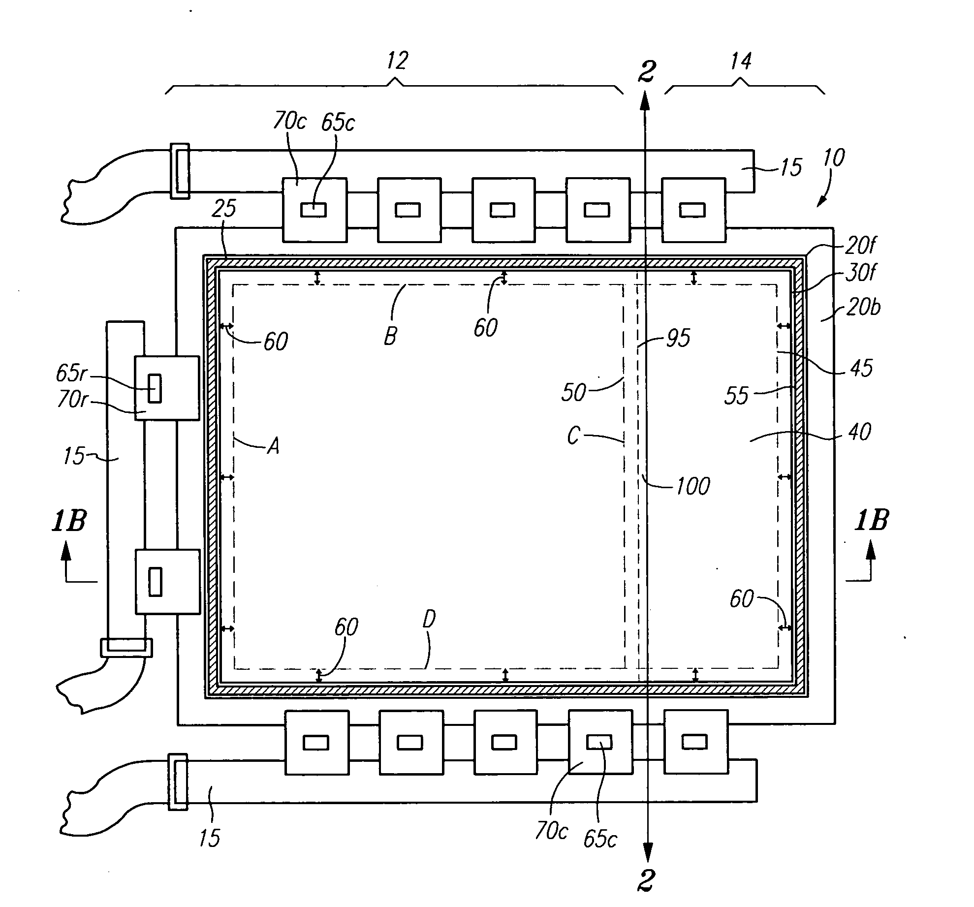 Apparatus and methods for cutting electronic displays during resizing