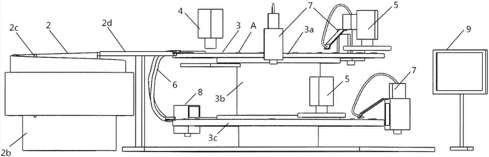 Automatic button sorting method and device