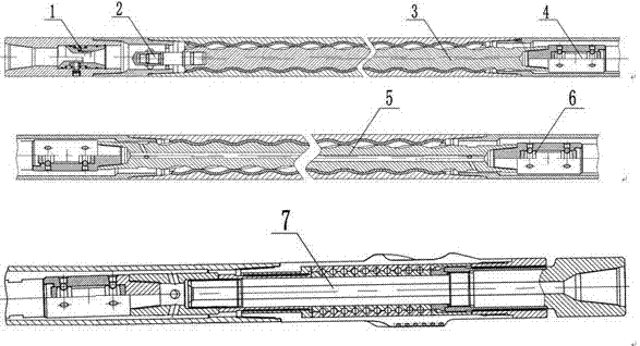 Large-torque equal-wall-thickness screw drilling tool with motors in serial connection