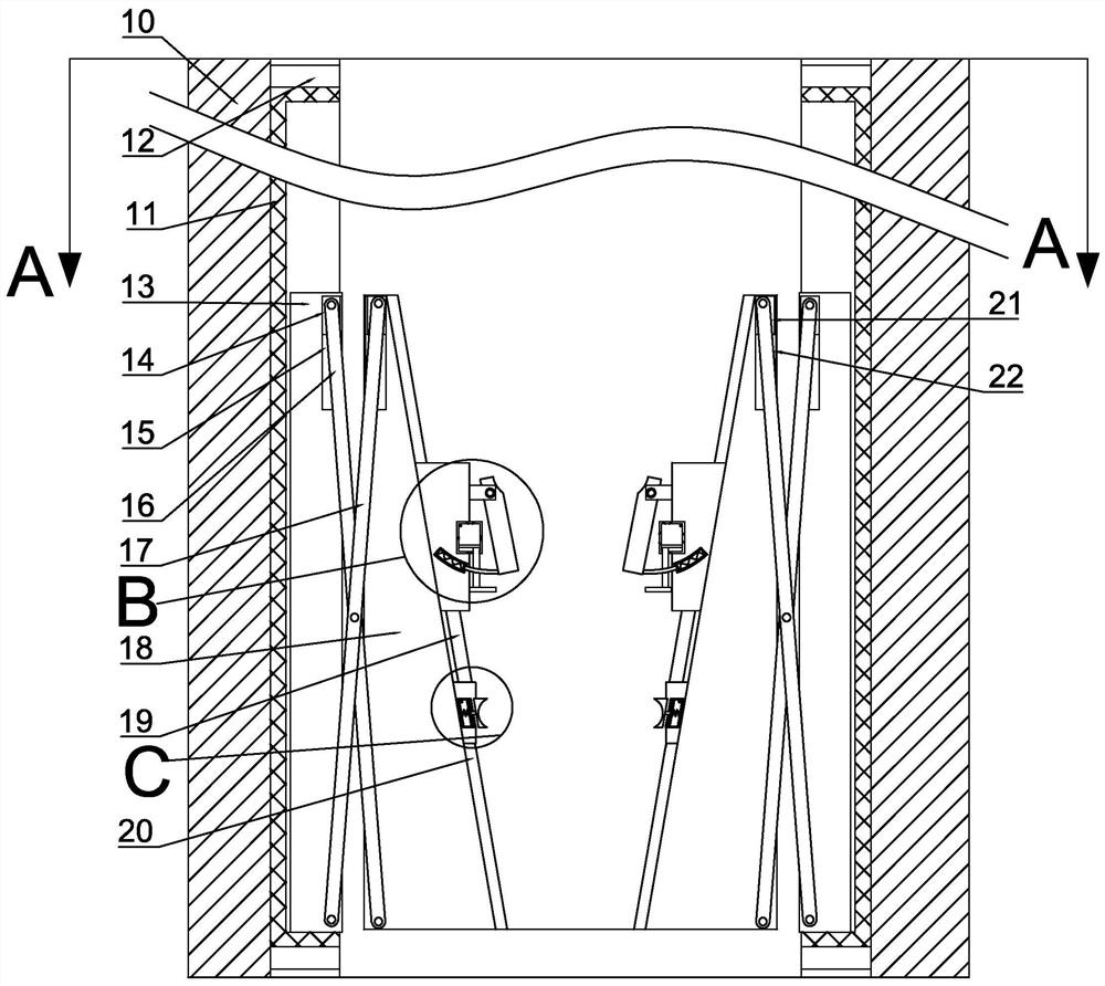 Pile foundation pouring system for building