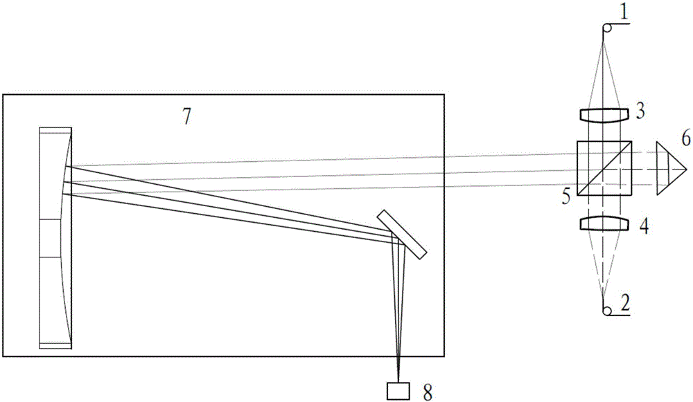 Receiving and transmitting coaxial auxiliary light correction device and method for active photoelectric system