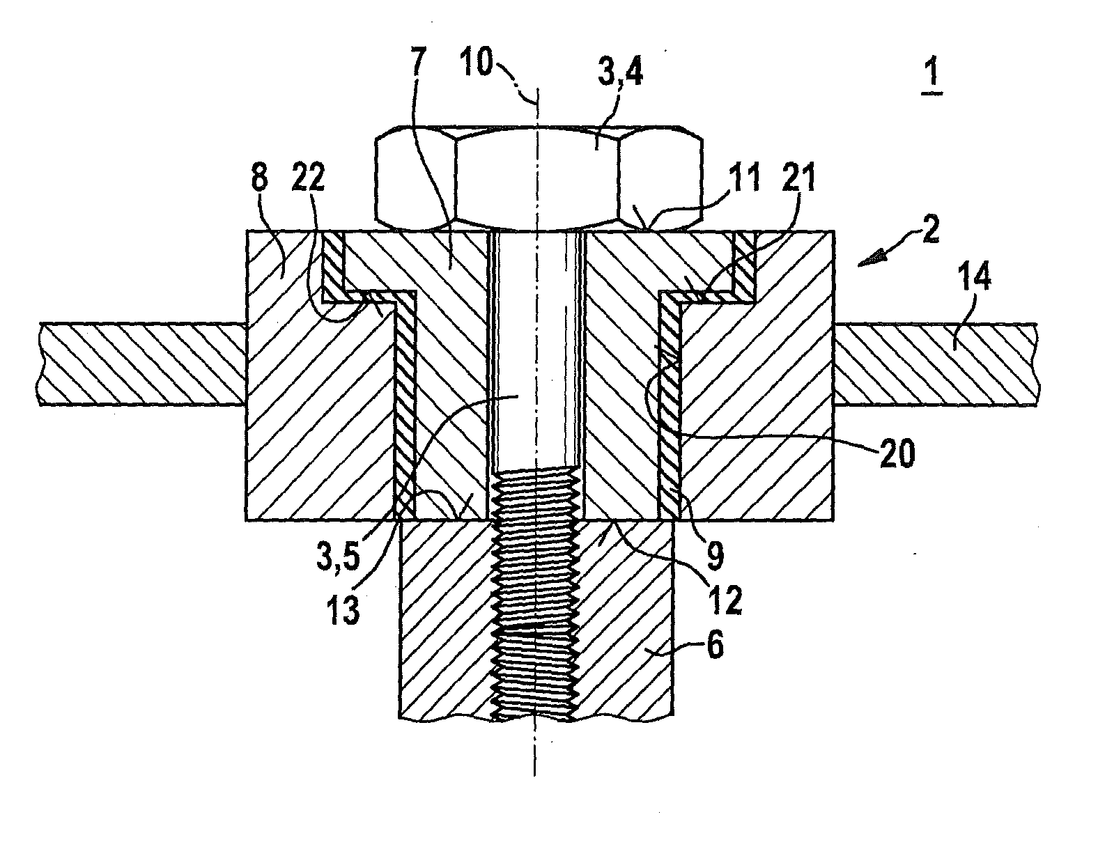 Holder for fastening a component on an internal combustion engine, a bearing bush for such a holder, and a fuel injection system