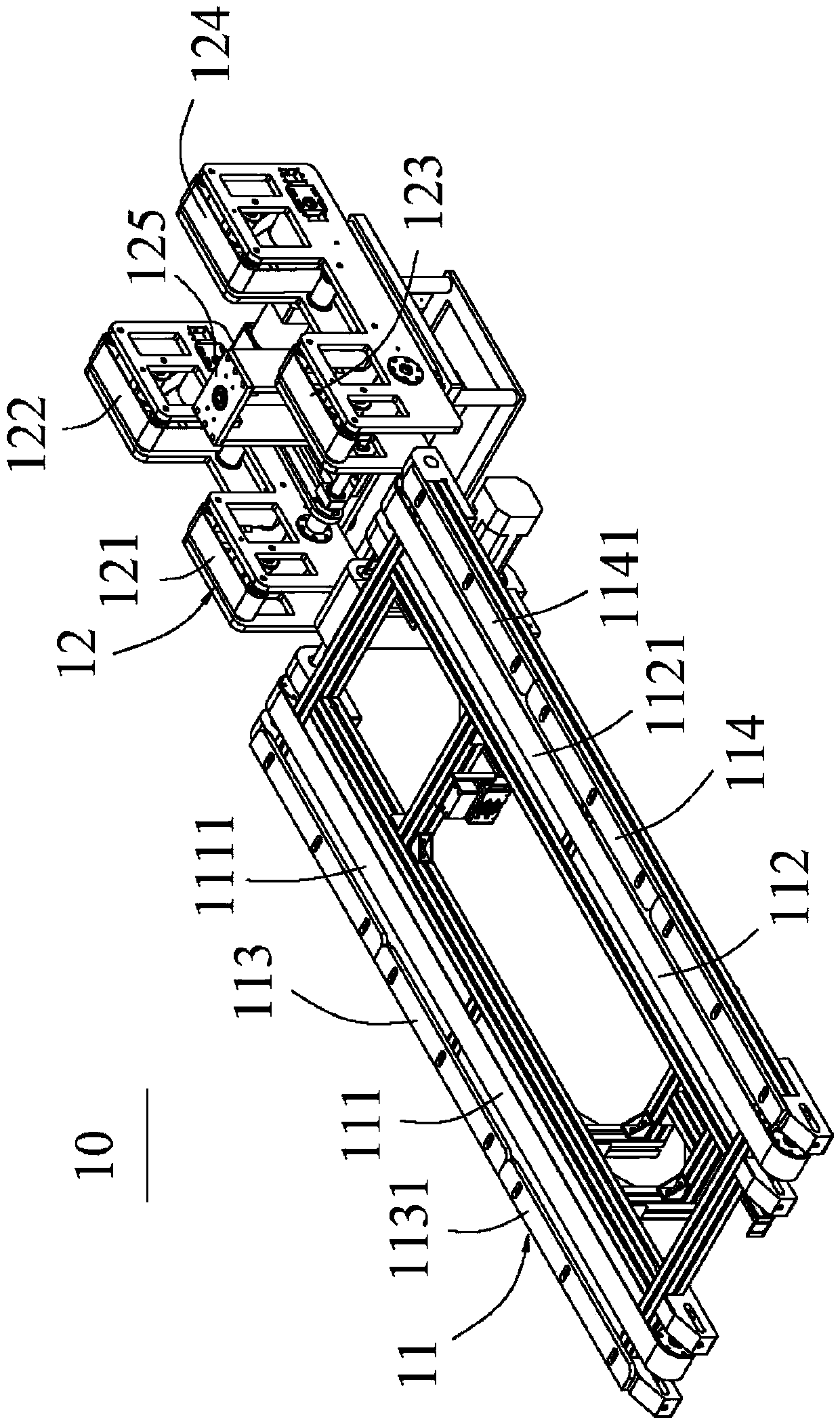 Worktable for automatic ink jetting and laser processing and positioning