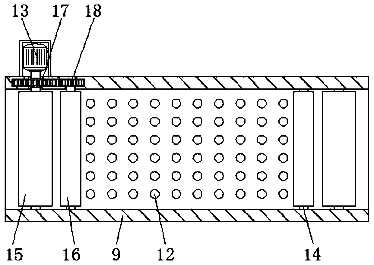 A canning device for canned oranges that is convenient for selection and disinfection