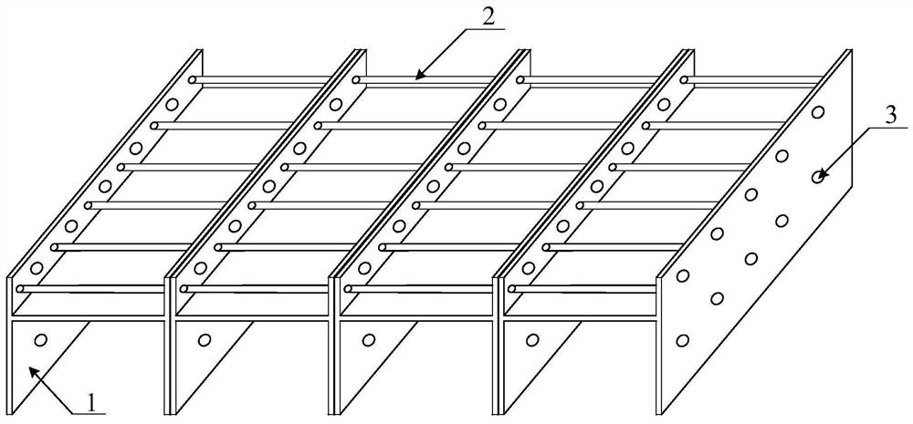 Fabricated steel-ultrahigh toughness concrete combined bridge deck