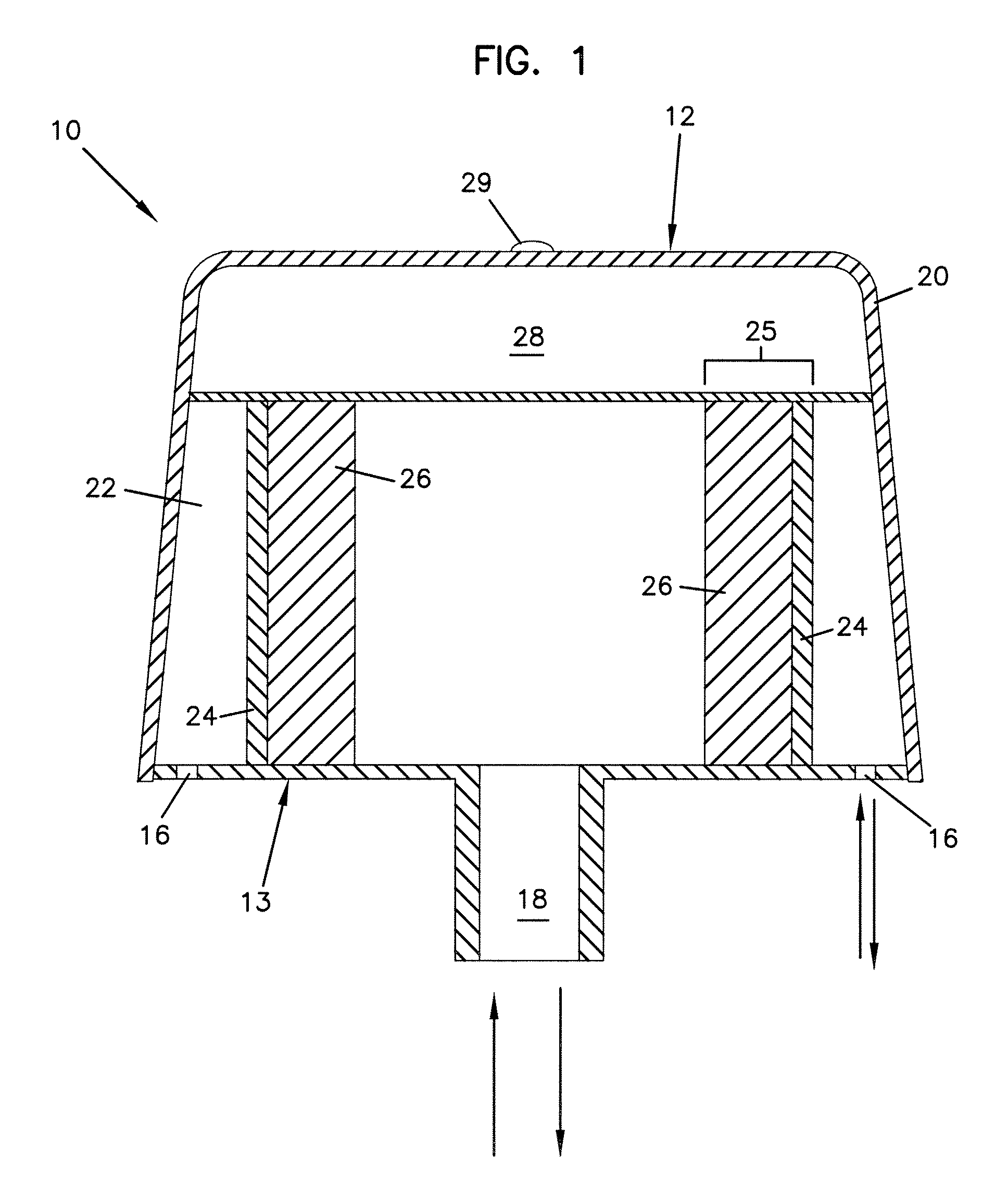 Filter medium and breather filter structure